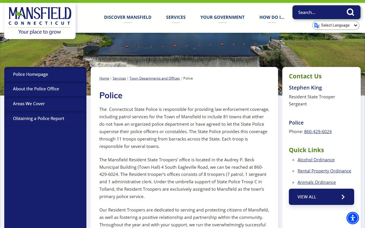 Mansfield Police Department